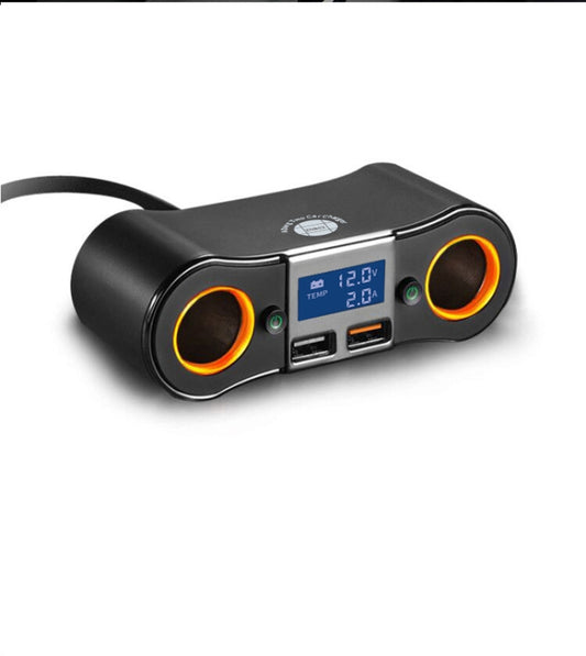 Chargeur de voiture ZNB02, double port USB, allume-cigare de voiture, ZNB02