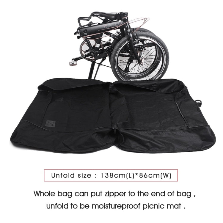 Rhinowalk Folding Bike Carrying Bag 20 inch Electric Bike Carrying Bag, RK1810HB (Black), RK1810HB  (Green)