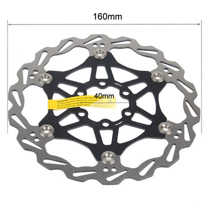 SNAIL FD-01 Mountain Bike Floating Disc Bicycle Brake Pad Six Nail Brake Disc, 160mm Black, 180mm Black, 203mm Black, 160mm Red, 180mm Red, 203mm Red, 160mm Blue, 180mm Blue, 203mm Blue