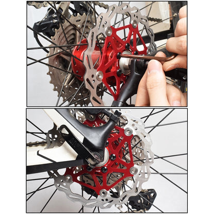 SNAIL FD-01 Mountain Bike Floating Disc Bicycle Brake Pad Six Nail Brake Disc, 160mm Black, 180mm Black, 203mm Black, 160mm Red, 180mm Red, 203mm Red, 160mm Blue, 180mm Blue, 203mm Blue