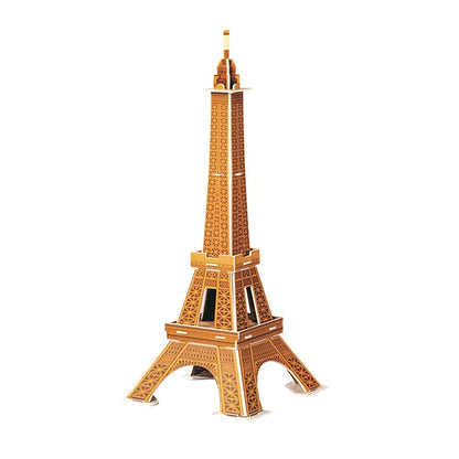 3 PCS 3D Puzzle Mini World Building Model Children Assembling Intellectual Toys, Burj Al Arab, Eiffel Tower, Empire State Building, Dutch Windmills, Mayan Pyramid, Notre Dame de Paris, Sydney Bridge, Sydney Opera House, Leaning Tower of Pisa           ...