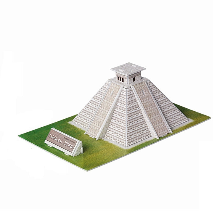 3 PCS 3D Puzzle Mini World Building Model Children Assembling Intellectual Toys, Burj Al Arab, Eiffel Tower, Empire State Building, Dutch Windmills, Mayan Pyramid, Notre Dame de Paris, Sydney Bridge, Sydney Opera House, Leaning Tower of Pisa           ...