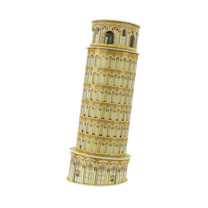 3 PCS 3D Puzzle Mini World Building Model Children Assembling Intellectual Toys, Burj Al Arab, Eiffel Tower, Empire State Building, Dutch Windmills, Mayan Pyramid, Notre Dame de Paris, Sydney Bridge, Sydney Opera House, Leaning Tower of Pisa           ...