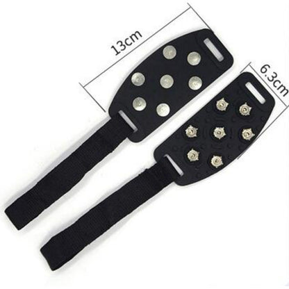 DM-1601 1 paire de crampons antidérapants à 7 dents en alliage de zinc pour chaussures de randonnée en plein air sur neige et glace, DM-1601Couvre-chaussures