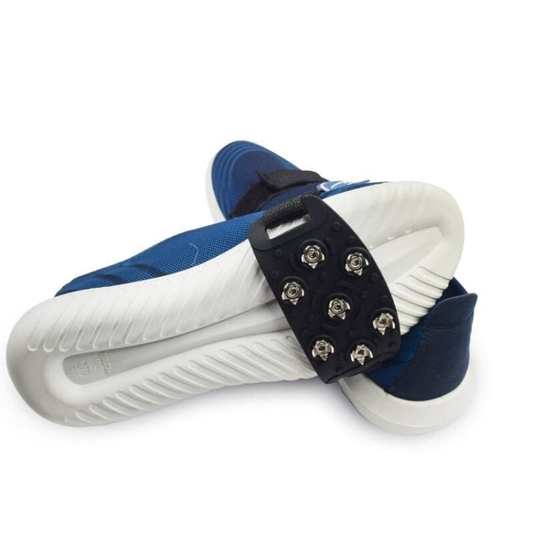 DM-1601 1 paire de crampons antidérapants à 7 dents en alliage de zinc pour chaussures de randonnée en plein air sur neige et glace, DM-1601Couvre-chaussures