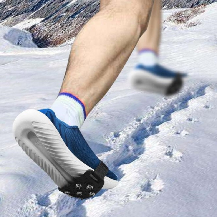 DM-1601 1 paire de crampons antidérapants à 7 dents en alliage de zinc pour chaussures de randonnée en plein air sur neige et glace, DM-1601Couvre-chaussures