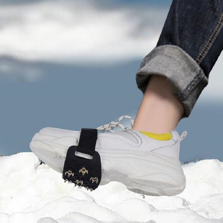 DM-1601 1 paire de crampons antidérapants à 7 dents en alliage de zinc pour chaussures de randonnée en plein air sur neige et glace, DM-1601Couvre-chaussures