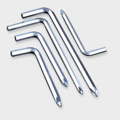 10 Tournevis Clé Hexagonale Outils de Réparation Scooter Embout Cruciforme, Spécification: 4mm, Matériau: Acier 45, Acier 45 4mm, Acier 45 5mm, Acier 45 6mm, Acier A3 4mm, Acier A3 5mm, Acier A3 6mm