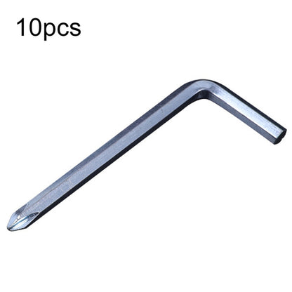 10 Tournevis Clé Hexagonale Outils de Réparation Scooter Embout Cruciforme, Spécification: 4mm, Matériau: Acier 45, Acier 45 4mm, Acier 45 5mm, Acier 45 6mm, Acier A3 4mm, Acier A3 5mm, Acier A3 6mm