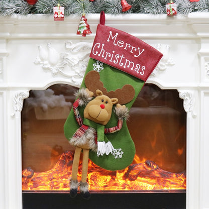 Christmas Decorations Christmas Socks Christmas Tree Pendant Children Gift Candy Bag