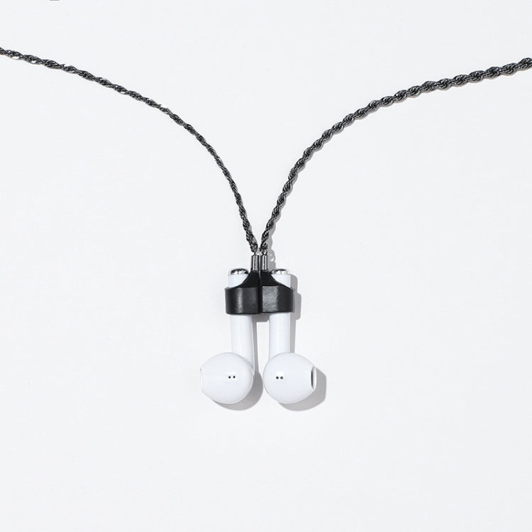 AIRPODS Wireless Headset Anti-lost Chain Strong Magnetic Sleeve Titanium Steel Stainless Steel Color Retention Anti-lost Necklace, Golden, Rose Gold, Black Gold, Steel Color