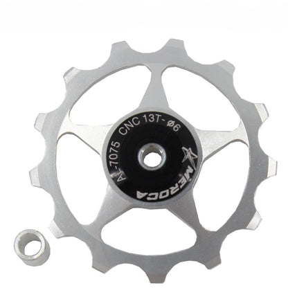 MEROCA Metal Bearings Mountain Bike Road Bike Rear Derailleur Guide Wheel 11T/13T Guide Wheel, 11T Black, 11T Red, 13T Red, 11T Blue, 13T Blue, 11T Purple, 13T Purple, 11T Silver, 13T Silver, 11T Electroplating Colorful, 13T Electroplating Colorful