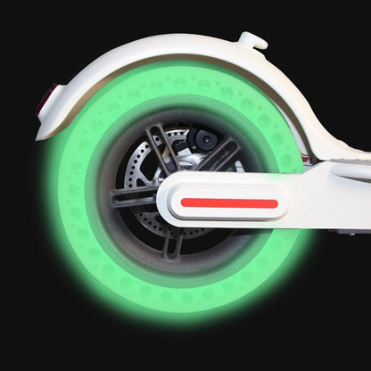 M0137 Für Xiaomi Mijia M365 Elektroroller Zubehör 8,5 Zoll stoßdämpfender Profil-Waben-Vollreifen, fluoreszierender Reifen, fluoreszierendes Grün, fluoreszierendes Blau