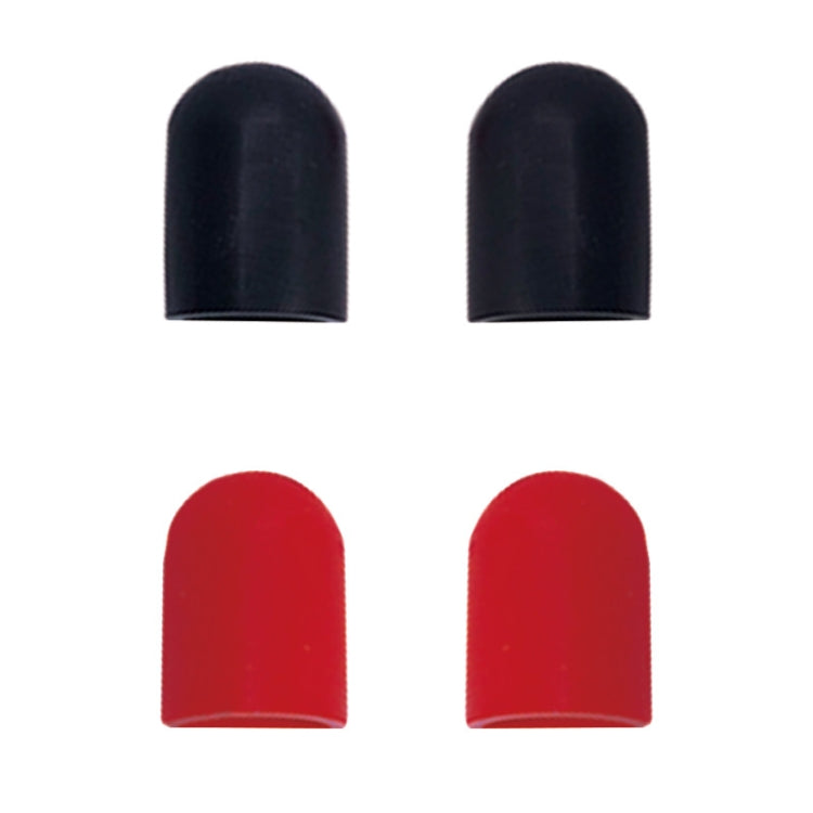 6 PCS Für Xiaomi Mijia M365 Elektroroller Zubehör Stativ Fußstütze Silikonhülle, Schwarz, Rot