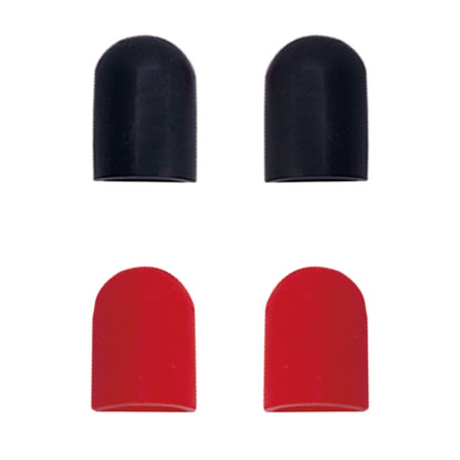 6 PCS Für Xiaomi Mijia M365 Elektroroller Zubehör Stativ Fußstütze Silikonhülle, Schwarz, Rot