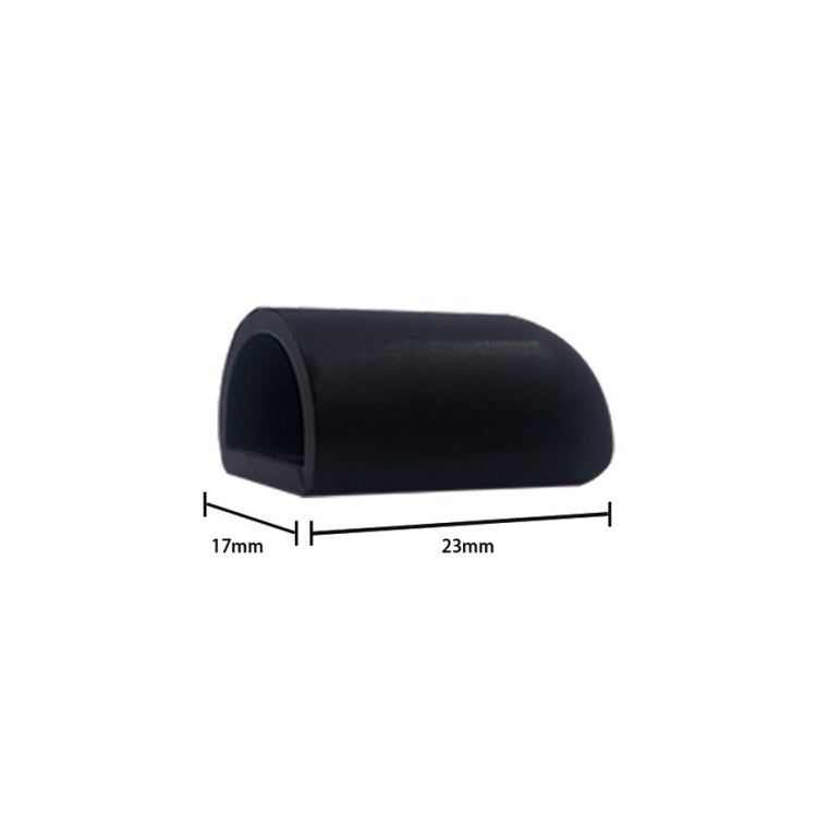 6 PCS Für Xiaomi Mijia M365 Elektroroller Zubehör Stativ Fußstütze Silikonhülle, Schwarz, Rot