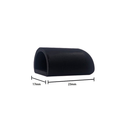 6 PCS Für Xiaomi Mijia M365 Elektroroller Zubehör Stativ Fußstütze Silikonhülle, Schwarz, Rot