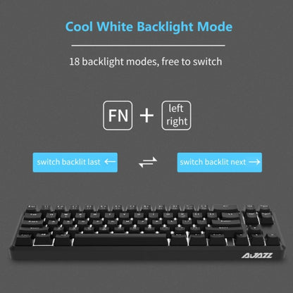 Ajazz K680T Mini USB Wired Dual-mode Charging 68-keys Laptop Bluetooth Mechanical Keyboard, Cable Length: 1.6m, Green Shaft, Black Shaft, Tea Shaft, Red Shaft