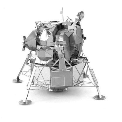 Modèle d'assemblage métallique 3D 3 pièces, Puzzle DIY, Télescope Kepler, Module lunaire, Sonde martienne, Chasseur F22