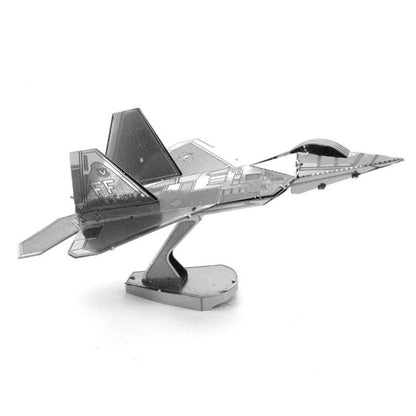 Modèle d'assemblage métallique 3D 3 pièces, Puzzle DIY, Télescope Kepler, Module lunaire, Sonde martienne, Chasseur F22