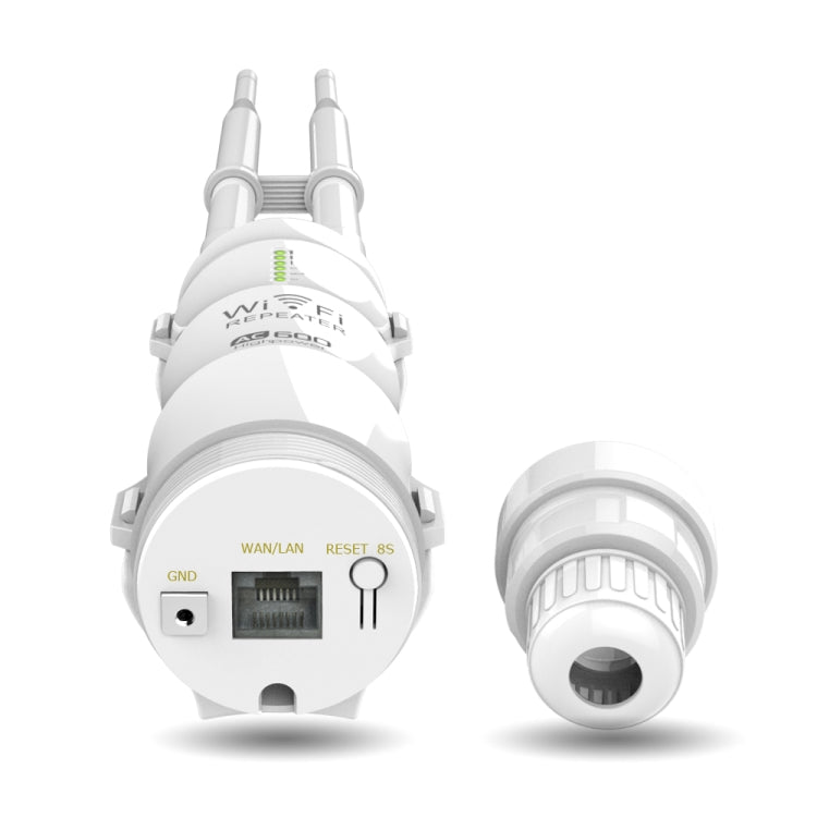 WAVLINK AC600 AP 2.4G/5G Dual Frequency Outdoor High Power Repeater, US Plug, UK Plug