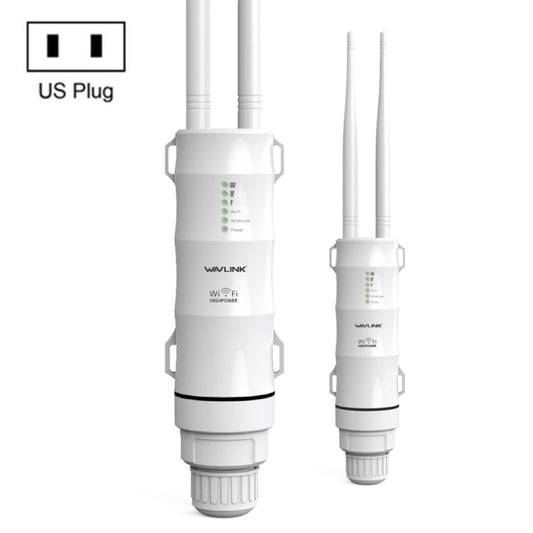 WAVLINK AC600 AP 2.4G/5G Dual Frequency Outdoor High Power Repeater, US Plug, UK Plug