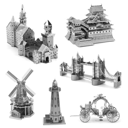 3 PIÈCES Modèle de construction 3D en métal Puzzle jouet DIY, Opéra de Sydney