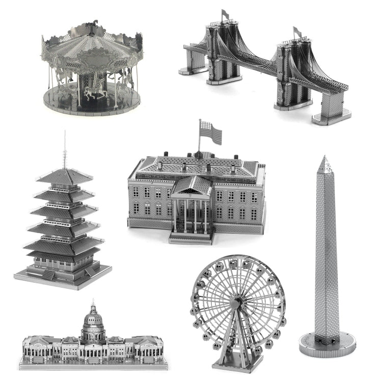 3 PIÈCES Modèle de construction 3D en métal Puzzle jouet DIY, Opéra de Sydney