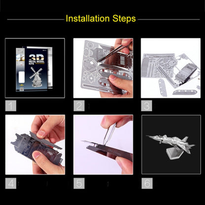 3 PIÈCES Modèle de construction 3D en métal Puzzle jouet DIY, Opéra de Sydney