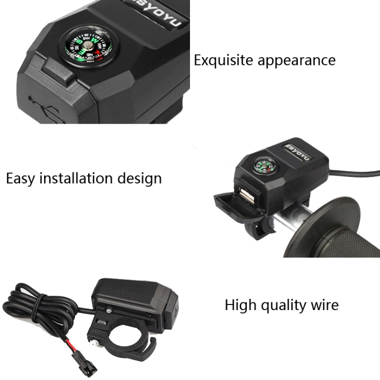 Chargeur de téléphone portable USB ZSYOYU pour voiture électrique, chargeur de téléphone portable USB