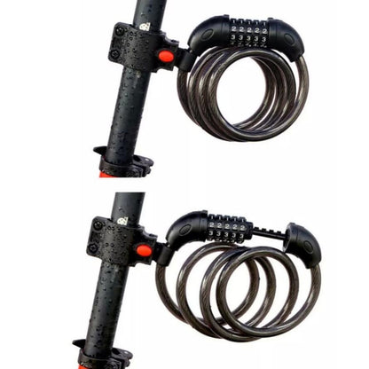 TONYON TY566 Bicycle Lock Five-digit Code Lock Mountain Bike Bar Wire Lock Single Rim Lock, TONYON TY566(Blue), TONYON TY566(Green), TONYON TY566Orange), TONYON TY566(Black)