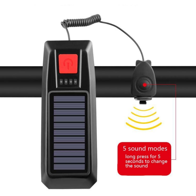 Klaxon de phare solaire de vélo, feu avant USB pour équitation nocturne, équipement de vélo, lampe torche éblouissante, rouge, vert, bleu, orange