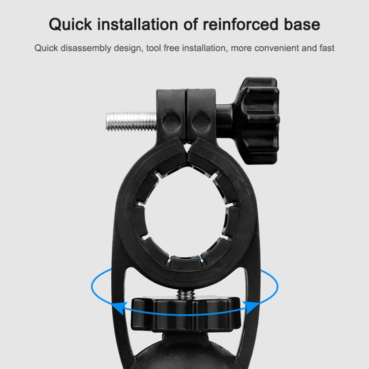 Support de téléphone portable pour vélo électrique, rotatif à 360 degrés, support de téléphone à réglage quadridirectionnel pour moto, guidon, rétroviseirs