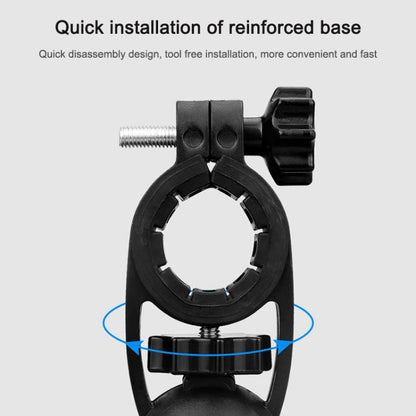 Support de téléphone portable pour vélo électrique, rotatif à 360 degrés, support de téléphone à réglage quadridirectionnel pour moto, guidon, rétroviseirs