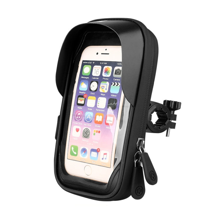 Porte-cartes de VTT, support de téléphone portable à écran tactile, support de navigation étanche pour moto et véhicule électrique, pare-soleil pour téléphone portable, guidons, rétroviseurs