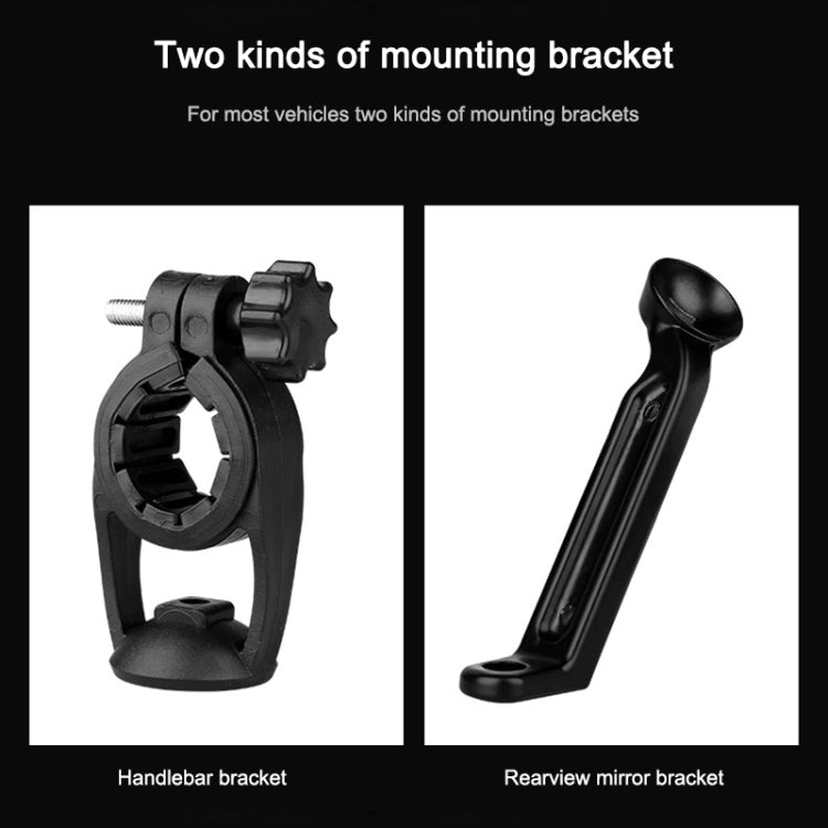Porte-cartes de VTT, support de téléphone portable à écran tactile, support de navigation étanche pour moto et véhicule électrique, pare-soleil pour téléphone portable, guidons, rétroviseurs