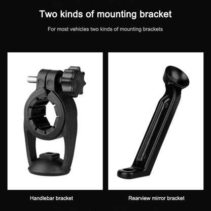 Porte-cartes de VTT, support de téléphone portable à écran tactile, support de navigation étanche pour moto et véhicule électrique, pare-soleil pour téléphone portable, guidons, rétroviseurs