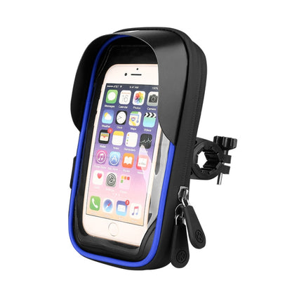 Porte-cartes de VTT, support de téléphone portable à écran tactile, support de navigation étanche pour moto et véhicule électrique, pare-soleil pour téléphone portable, guidons, rétroviseurs