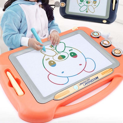 Tableau de dessin coloré pour enfants, tableau d'écriture magnétique, ensemble 1, ensemble 2