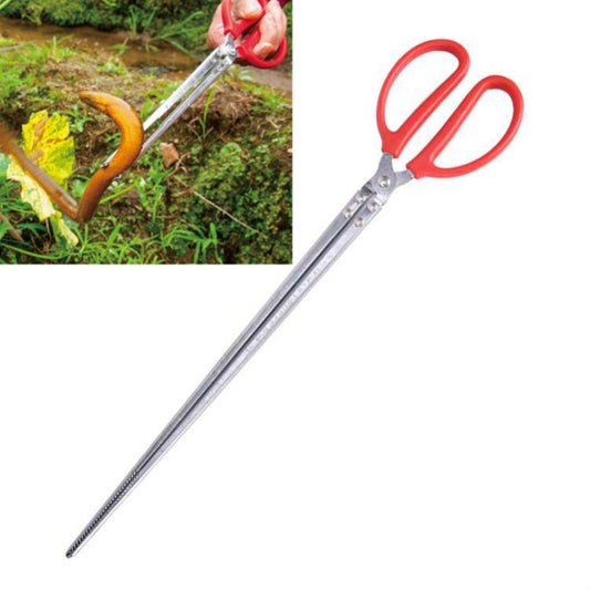 Rice Eel Clip Lobster Tongs Rice Eel Clip Crab Loach Pliers Fish Control Garbage Clip, 52cm Straight, 38cm Elbow, 52cm Elbow