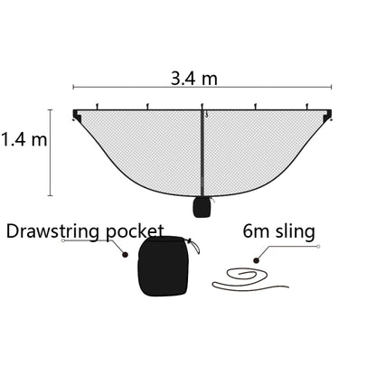Separate Hammock Mosquito Net Outdoor Hammock Mosquito Cover And Not Include Hammock, Black, Gray, Green, Blue, Pink