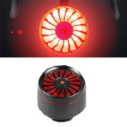 Bicycle Smart Sensor Brake Light USB Tail Light Warning Light, Black, Red, Blue, Titanium, Silver