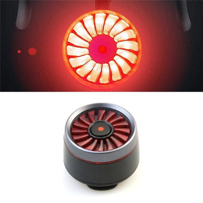 Bicycle Smart Sensor Brake Light USB Tail Light Warning Light, Black, Red, Blue, Titanium, Silver