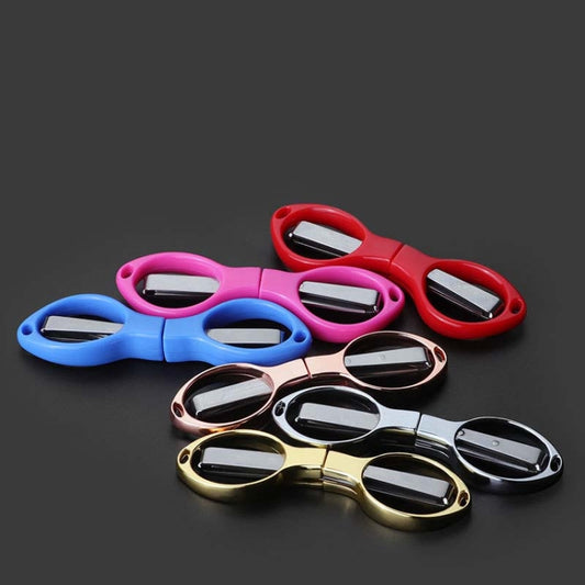 5 PCS Fishing Special Scissors Foldable Stainless Steel Fishing Tackle, Style:Plastic Handle, Color:Color Random Delivery, Plastic Handle Color Random Delivery, Metal Handle Color Random Delivery