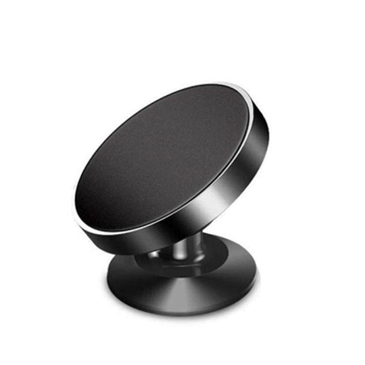 Car Phone Holder Alloy Magnetic Universal Dual Ball Rotating Car Phone Holder,, Black (Single Ball)