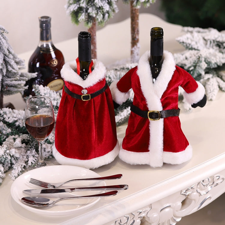 Christmas Red Wine Bottle Cover Wine Bottle Decoration Creative Wine Bag