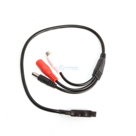 Mini micrófono de audio CCTV para seguridad, captación de audio, sistema DVR de cámara CCTV de alta sensibilidad