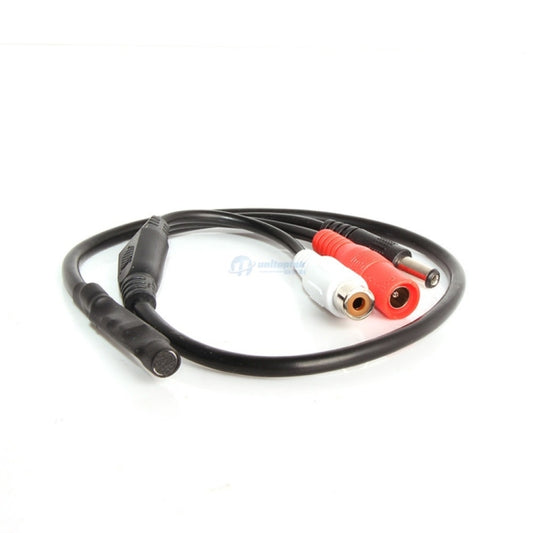 Mini micrófono de audio CCTV para seguridad, captación de audio, sistema DVR de cámara CCTV de alta sensibilidad