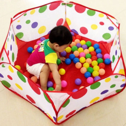 Tente de jeu pliable 3 pièces avec balles colorées, piscine à balles pour enfants, Tente de jeu pliable