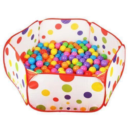 Tente de jeu pliable 3 pièces avec balles colorées, piscine à balles pour enfants, Tente de jeu pliable